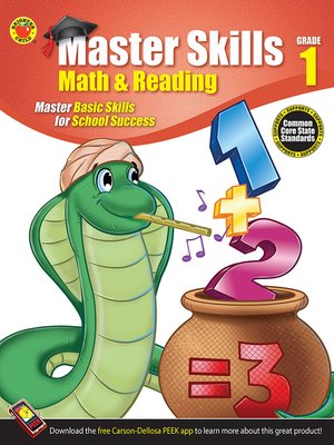 cover image of Math & Reading Workbook, Grade 1